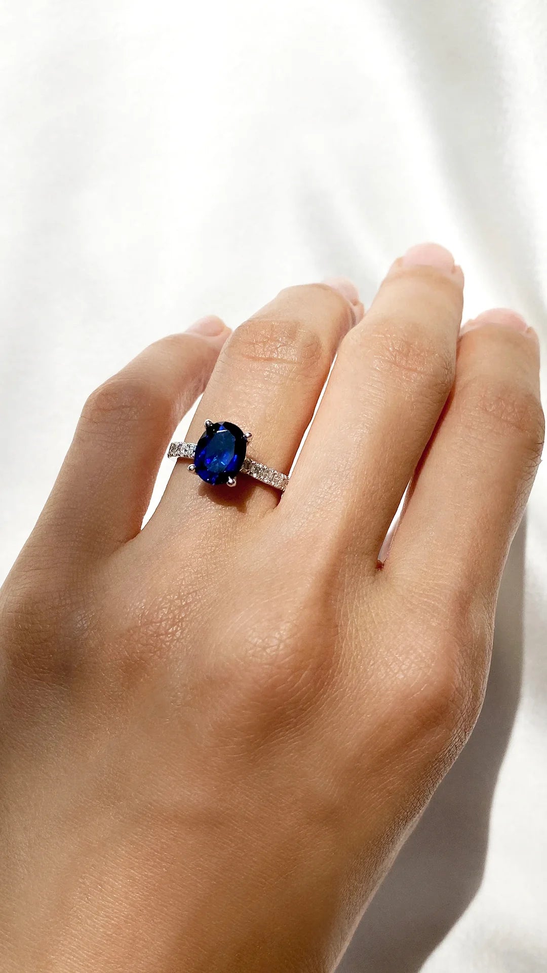 Forever Yours Sapphire Ring - ARTSY SILVER