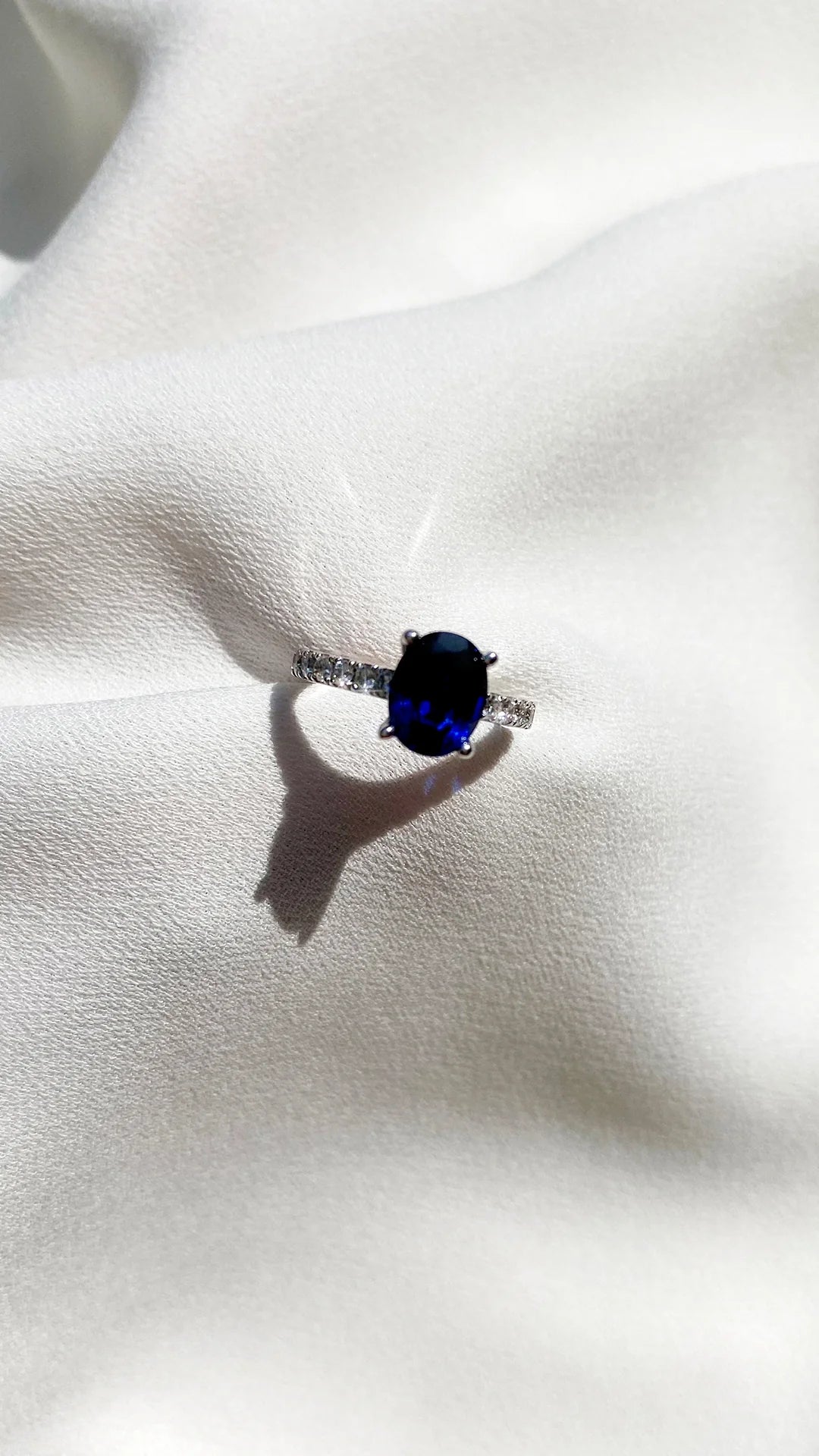 Forever Yours Sapphire Ring - ARTSY SILVER