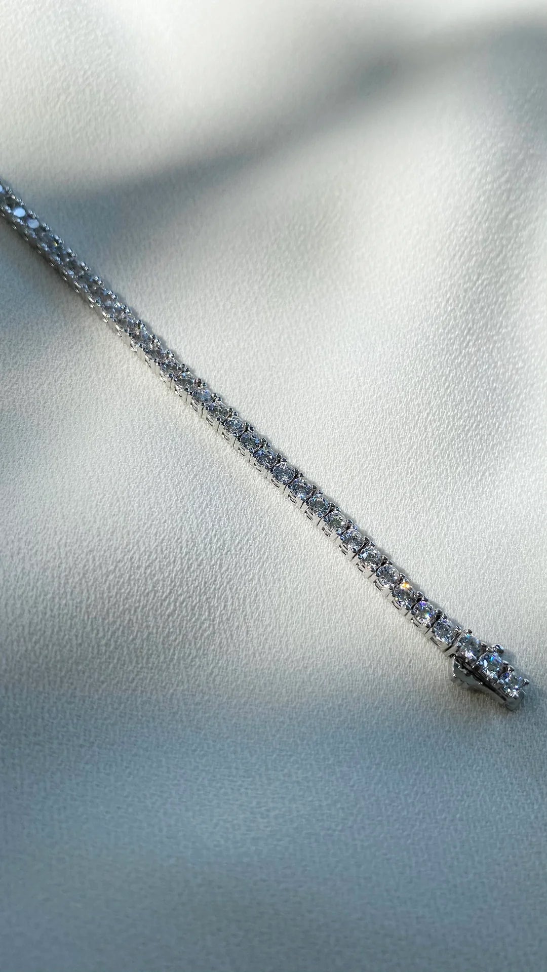 Silver Tennis Bracelet 4mm