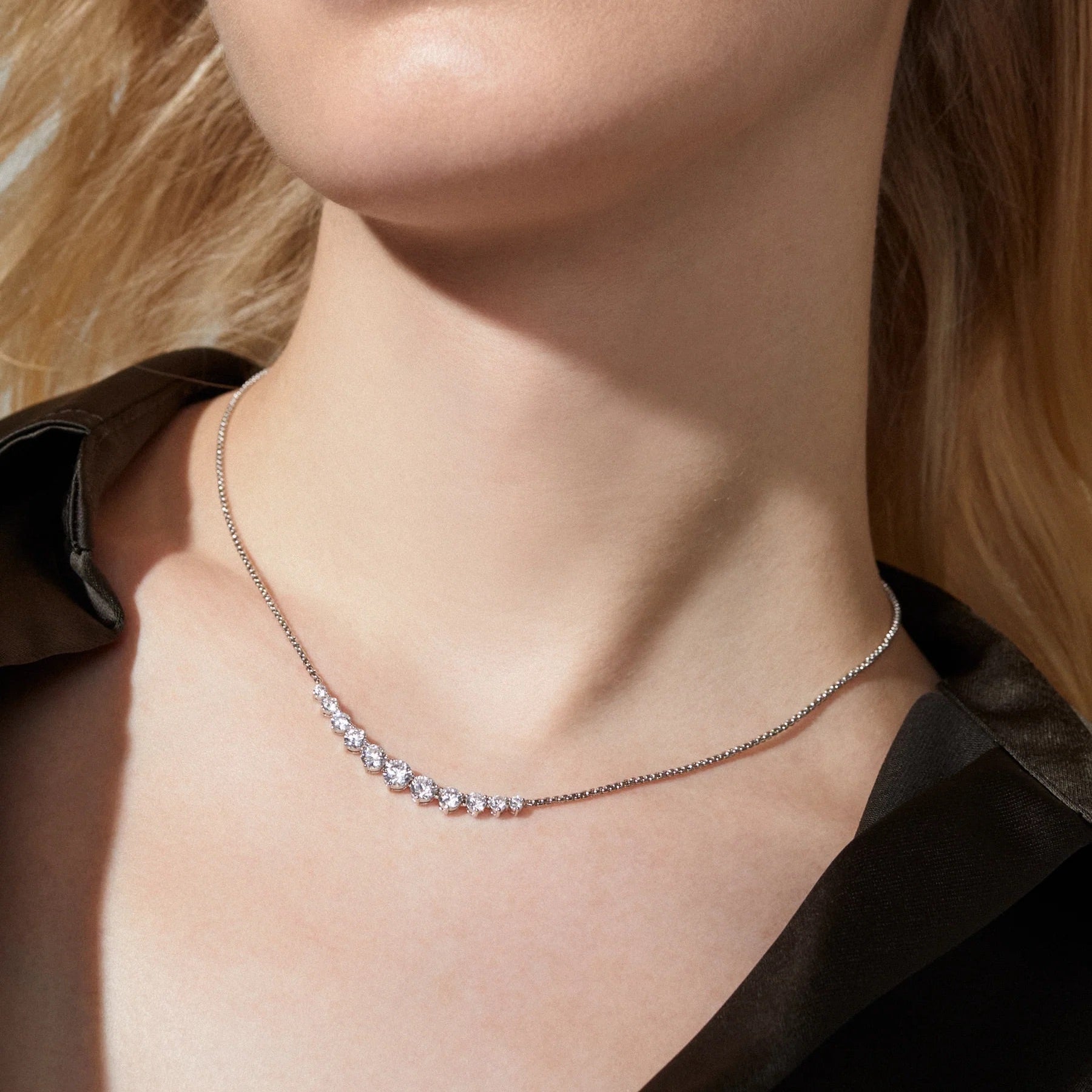 Cascade Zircon Necklace