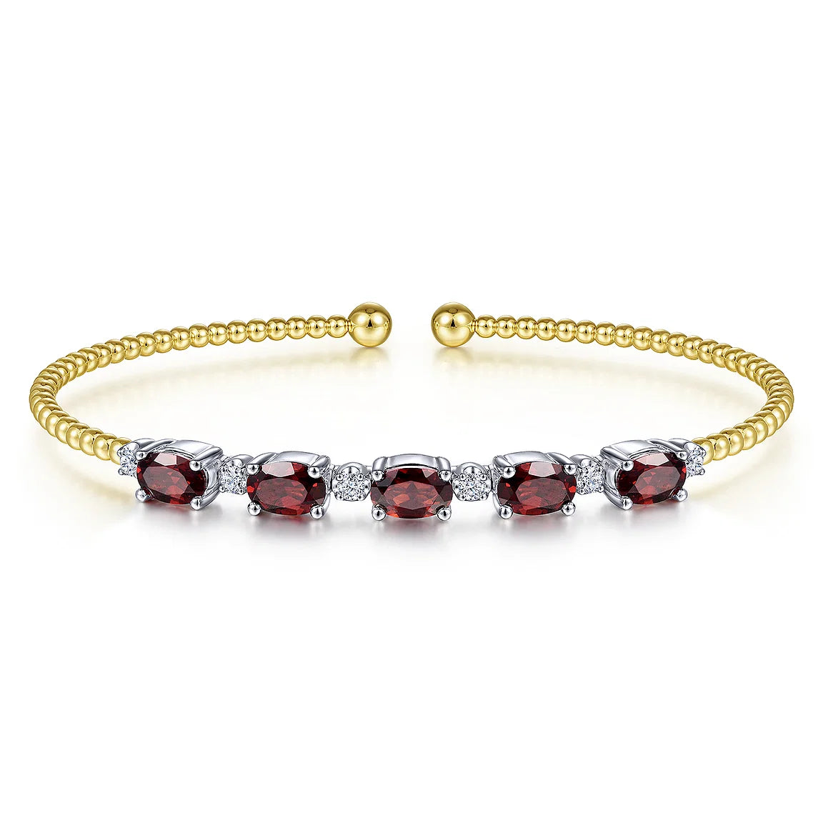 Garnet Crimson Pave Bangle