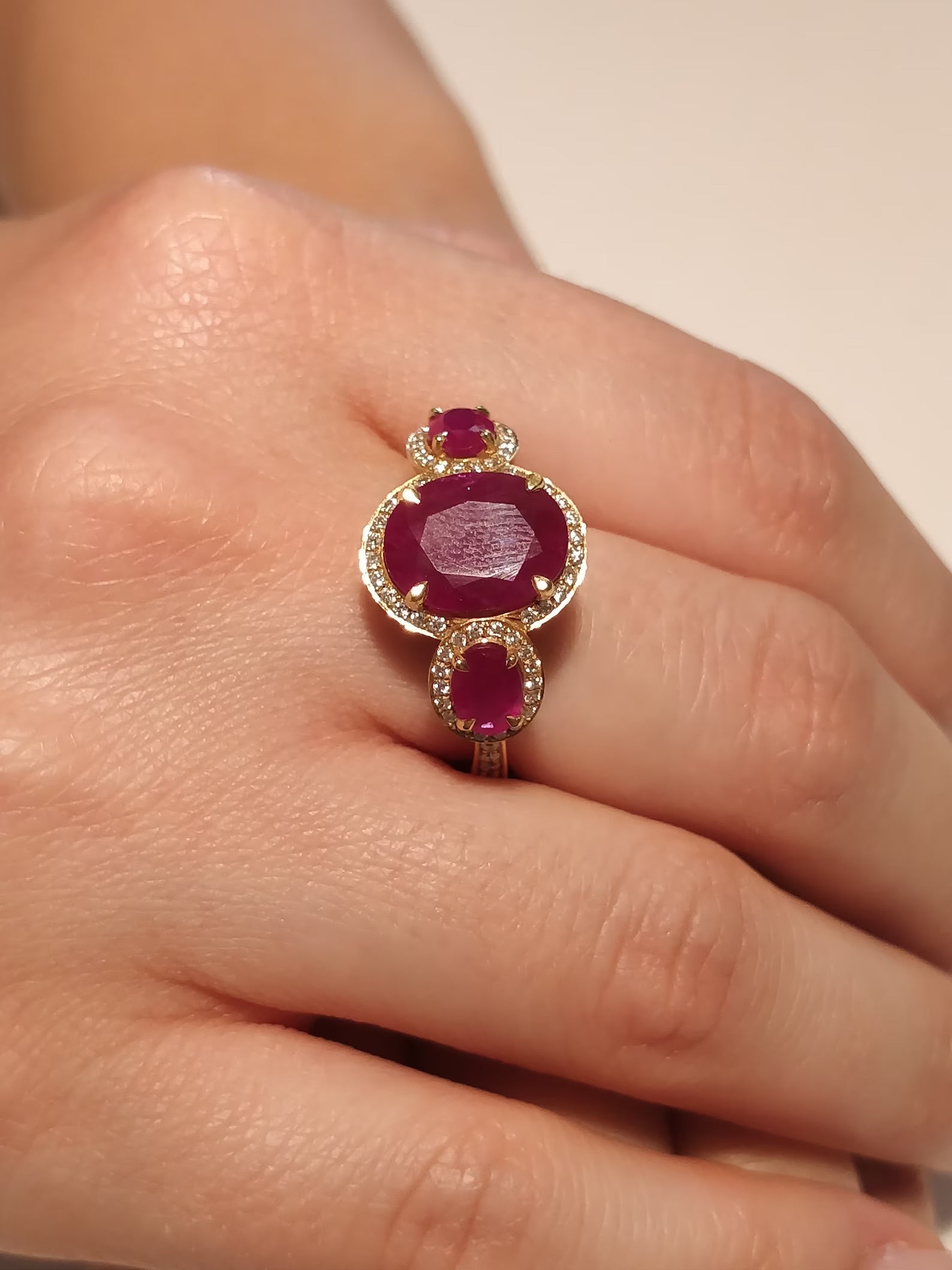 Glory In Ruby Ring - ARTSY SILVER