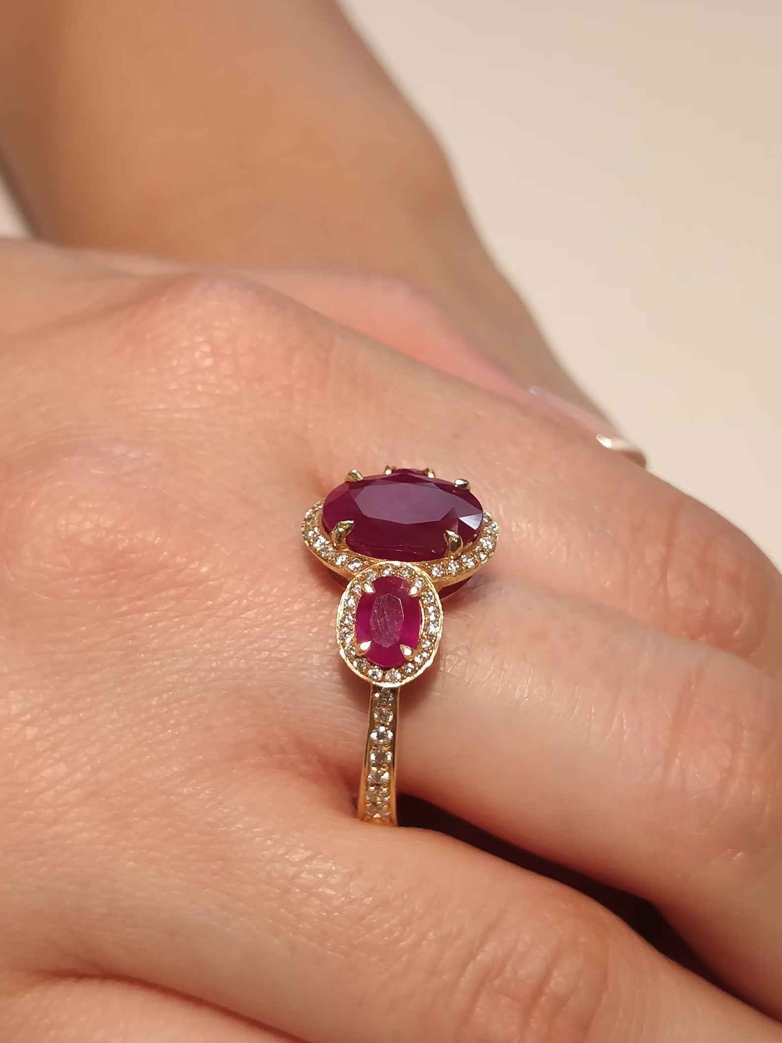 Glory In Ruby Ring - ARTSY SILVER