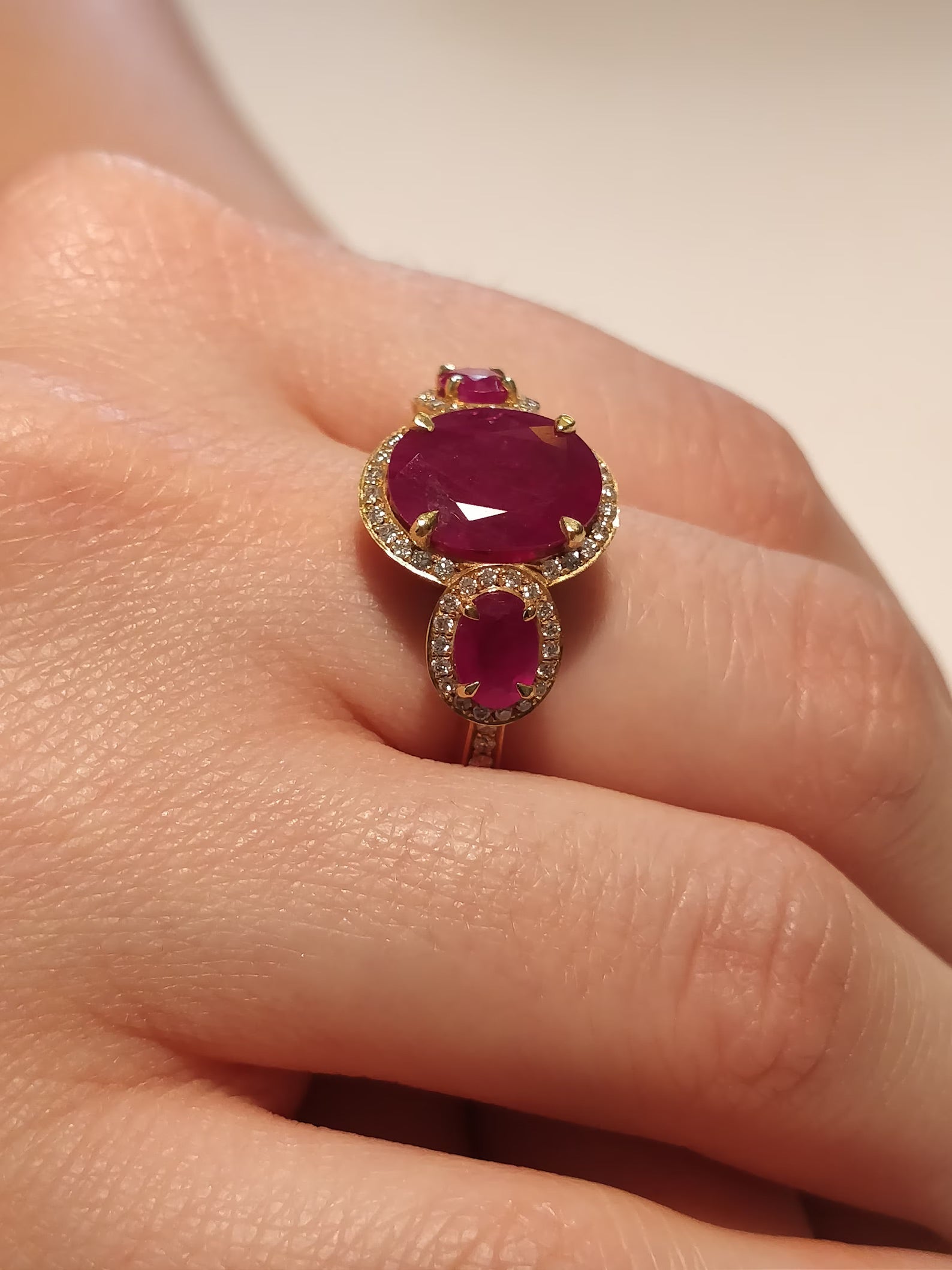 Glory In Ruby Ring - ARTSY SILVER