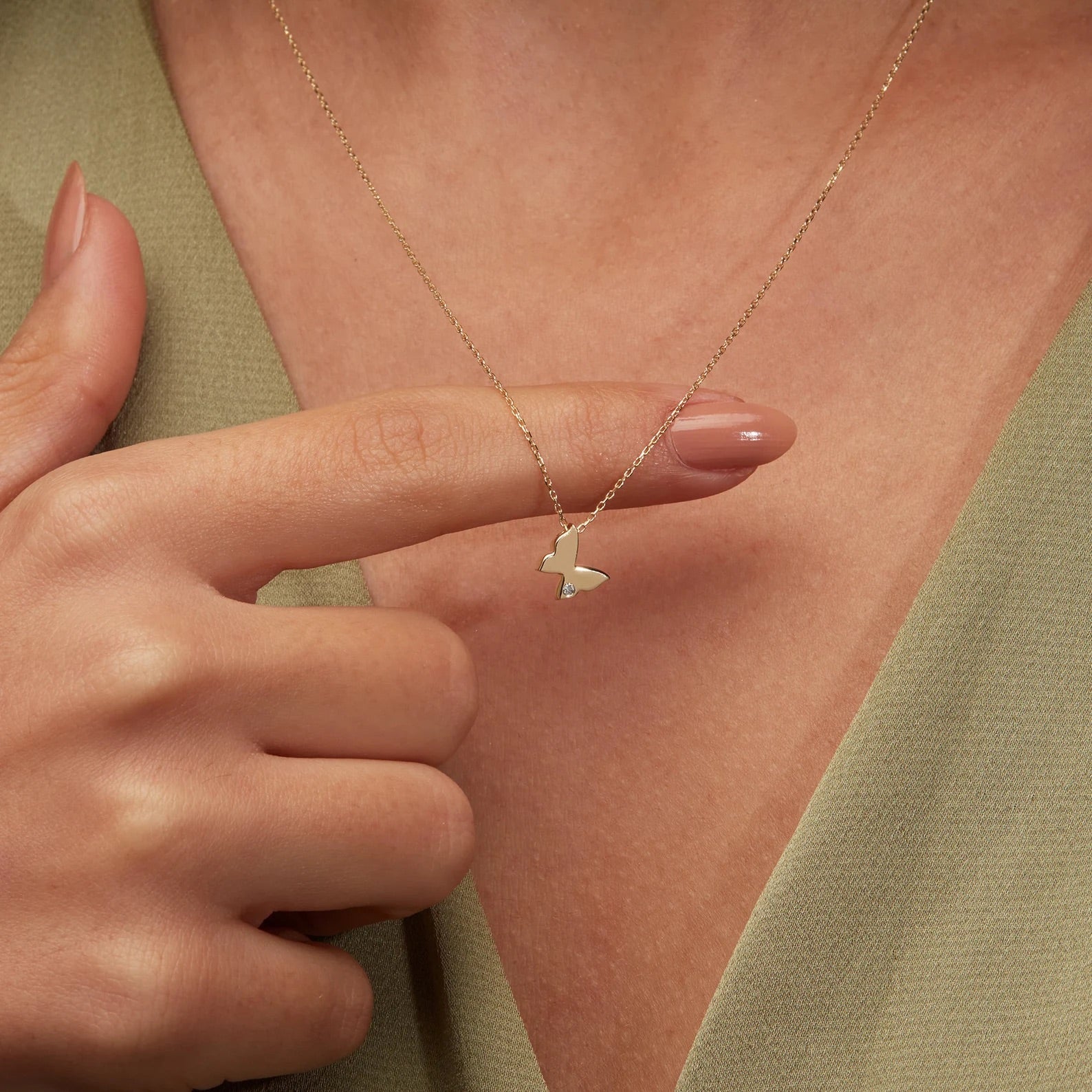 The Gold Butterfly Necklace