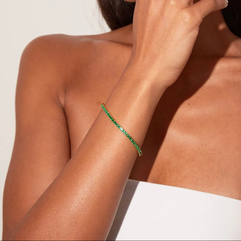 Emerald Tennis Bracelet