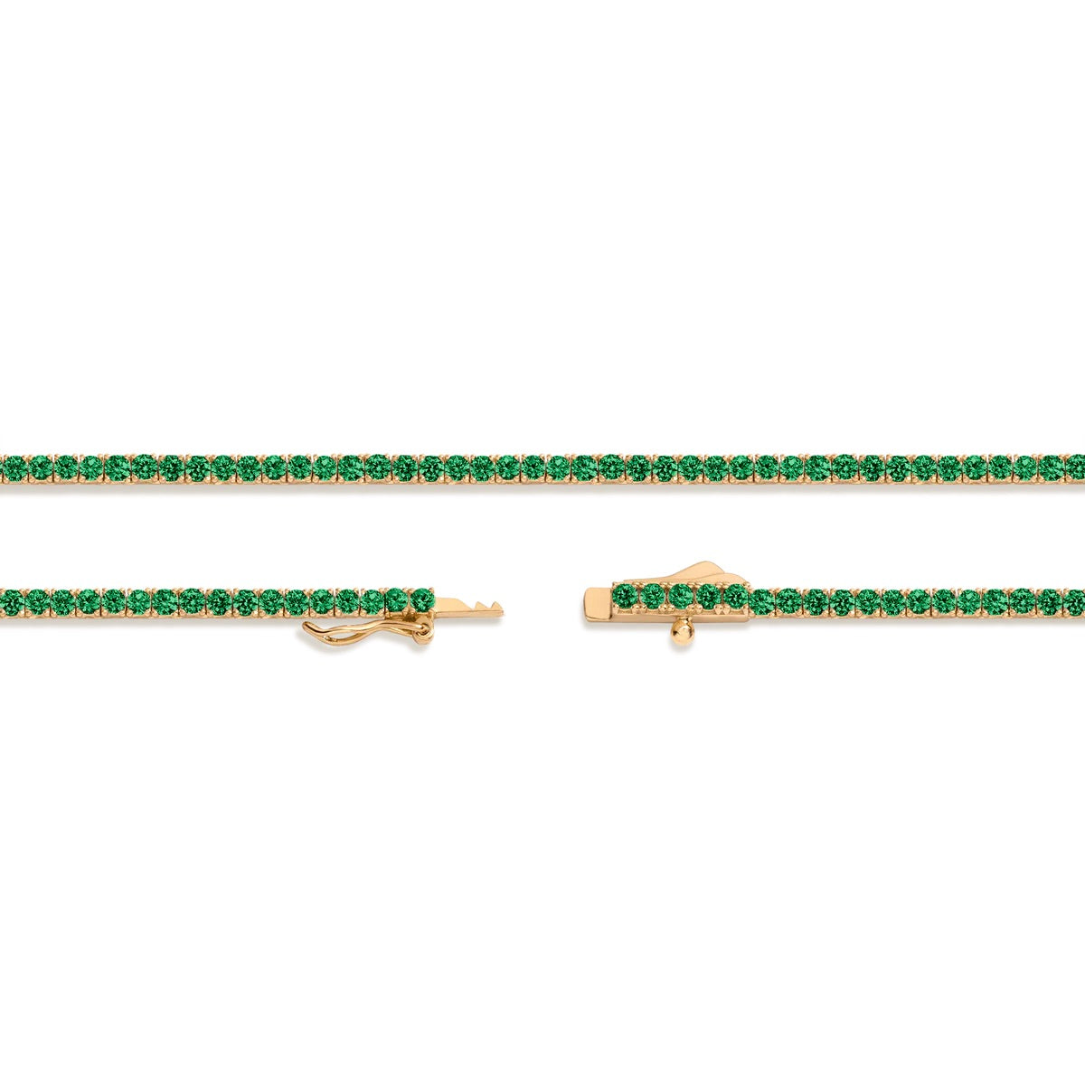 Emerald Tennis Necklace