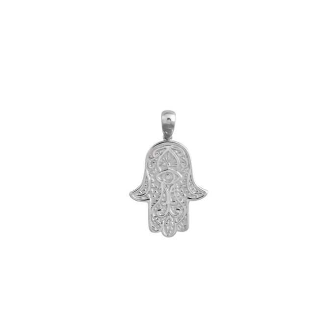 Hamsa Pendant - ARTSY SILVER