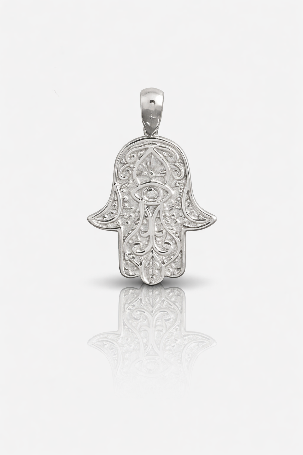 hand- eye Silver Men's Pendant _ ARTSY SILVER 