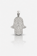 hand- eye Silver Men's Pendant _ ARTSY SILVER 