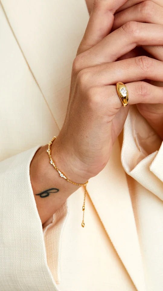 Babe Heart Signet Ring - ARTSY SILVER