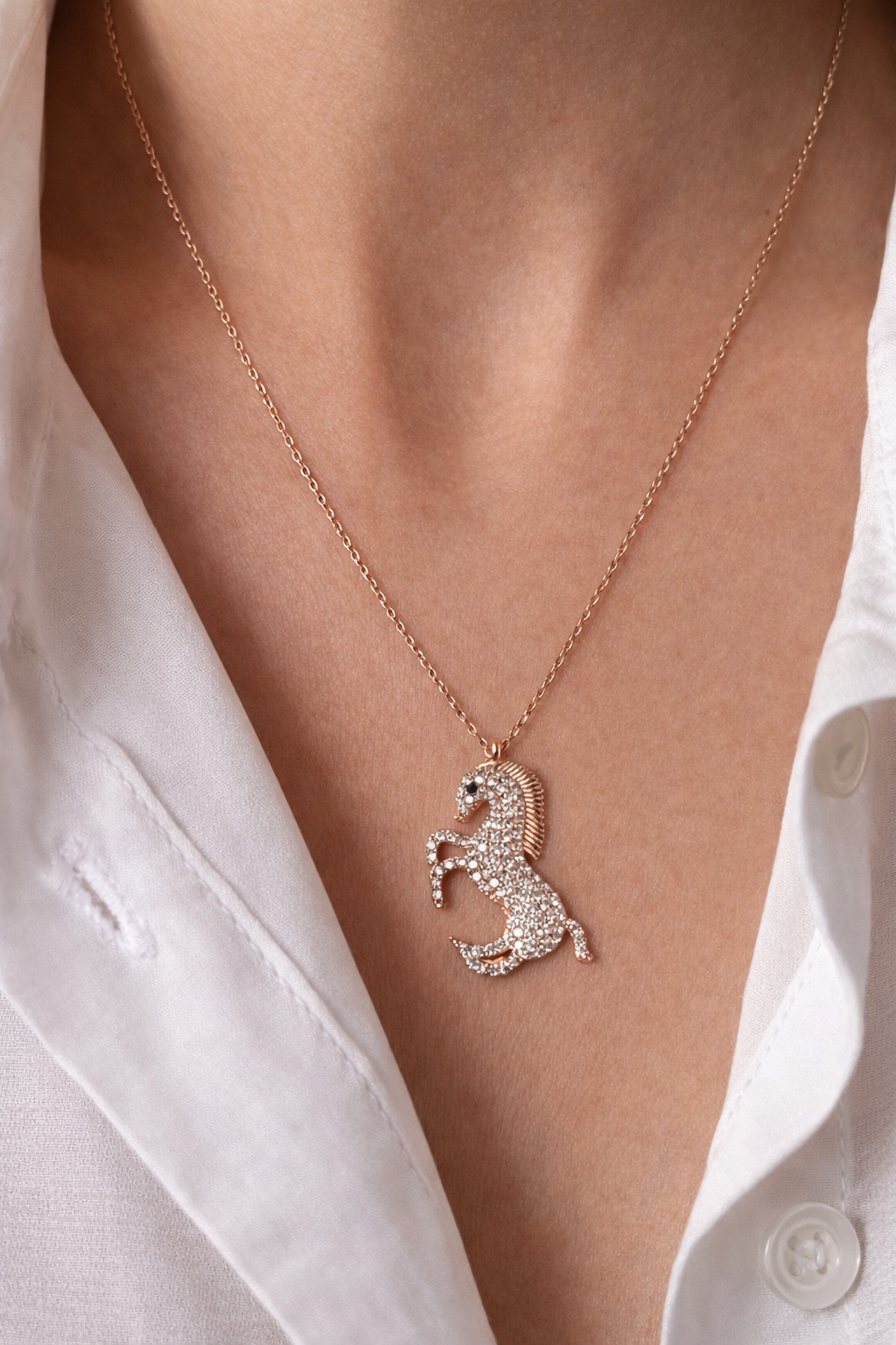 Horse Necklace - ARTSY SILVER
