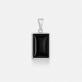 Hot & Cold Black Pendant - ARTSY SILVER