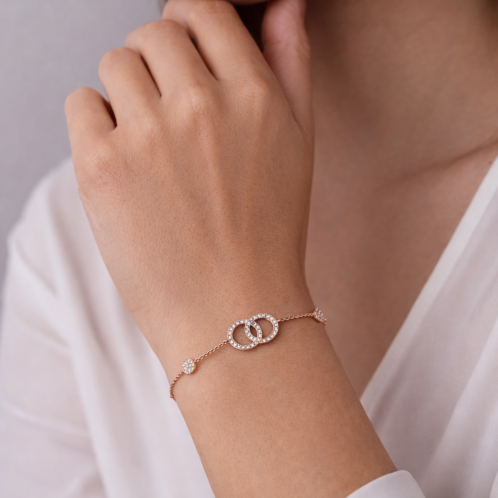 Infinity Love Zircon Bracelet - ARTSY SILVER