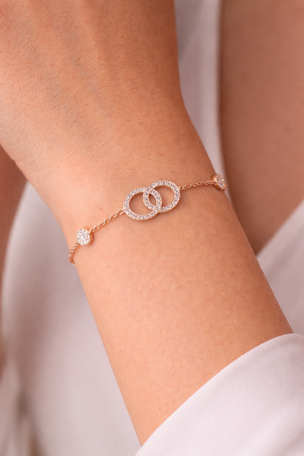 Infinity Love Zircon Bracelet - ARTSY SILVER