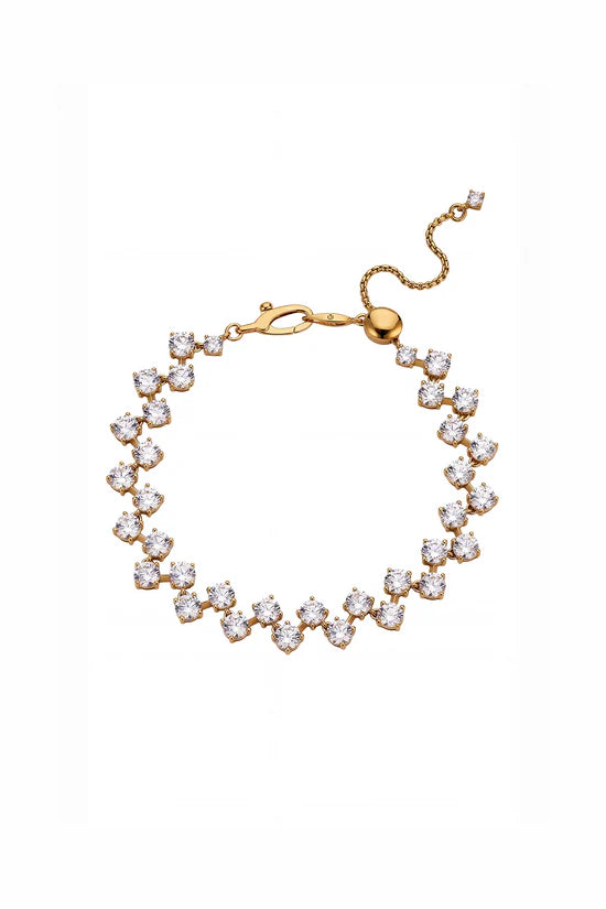 Round Brilliant Cut Bracelet