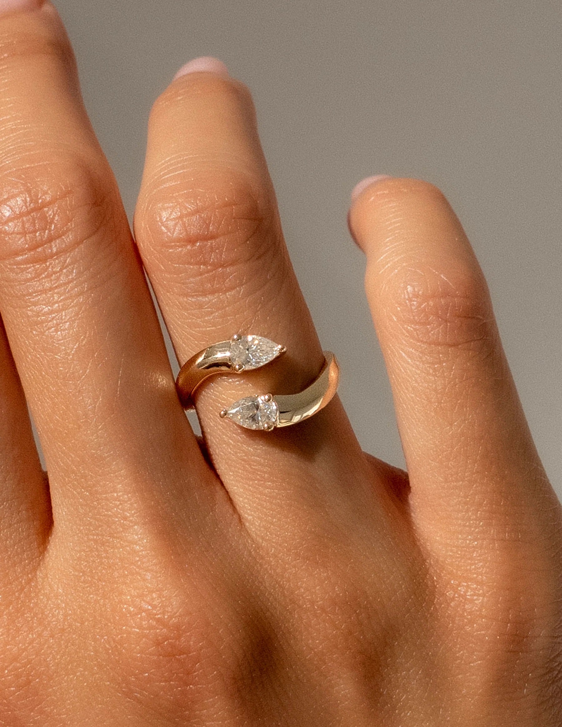 Dont Blink Open Ring - ARTSY SILVER