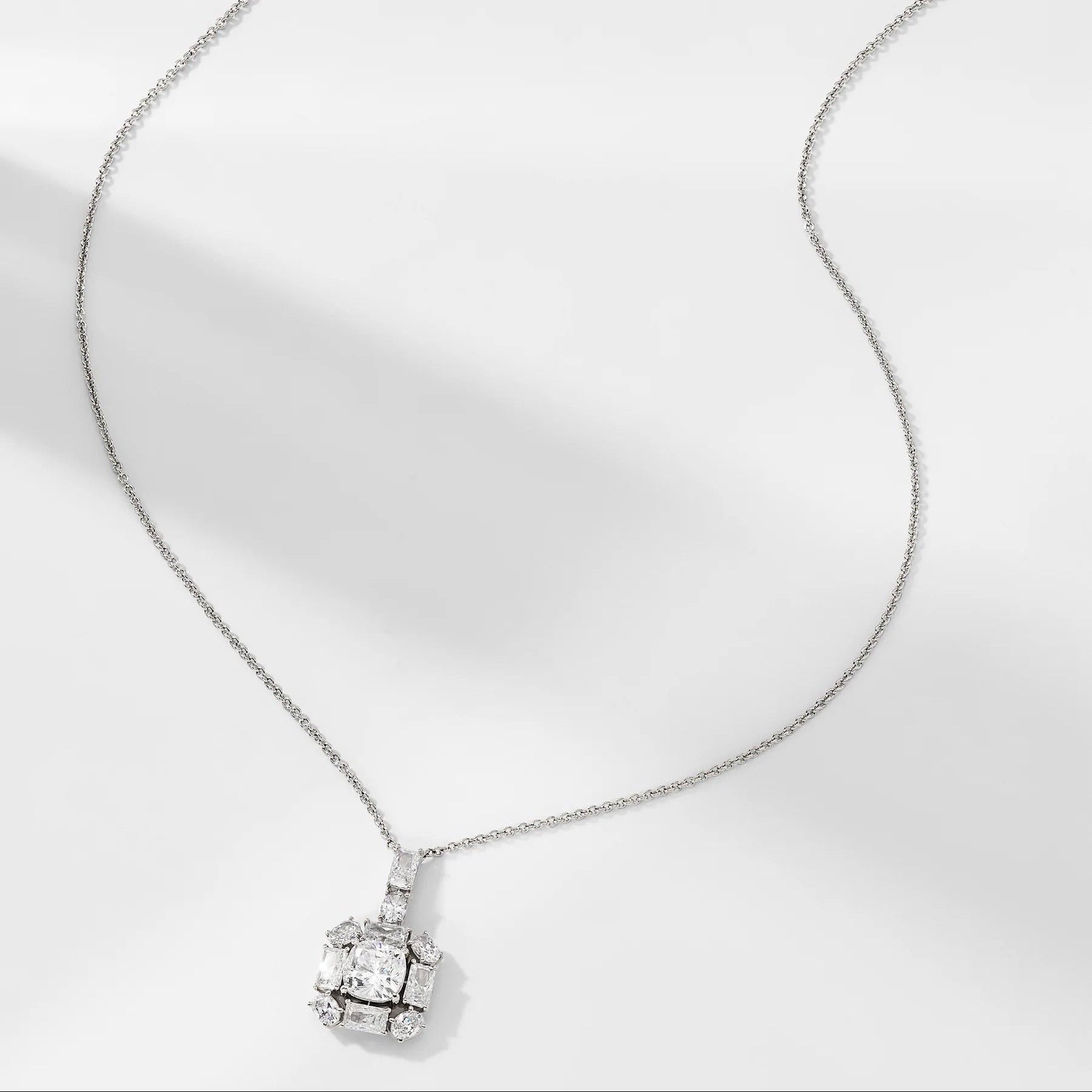 Radiance Halo Drop Necklace