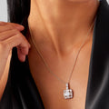 Radiance Halo Drop Necklace