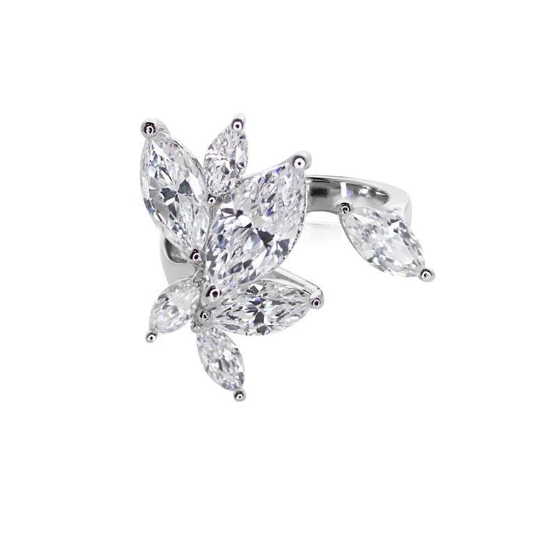 La Bella Silver Zircon Ring - ARTSY SILVER