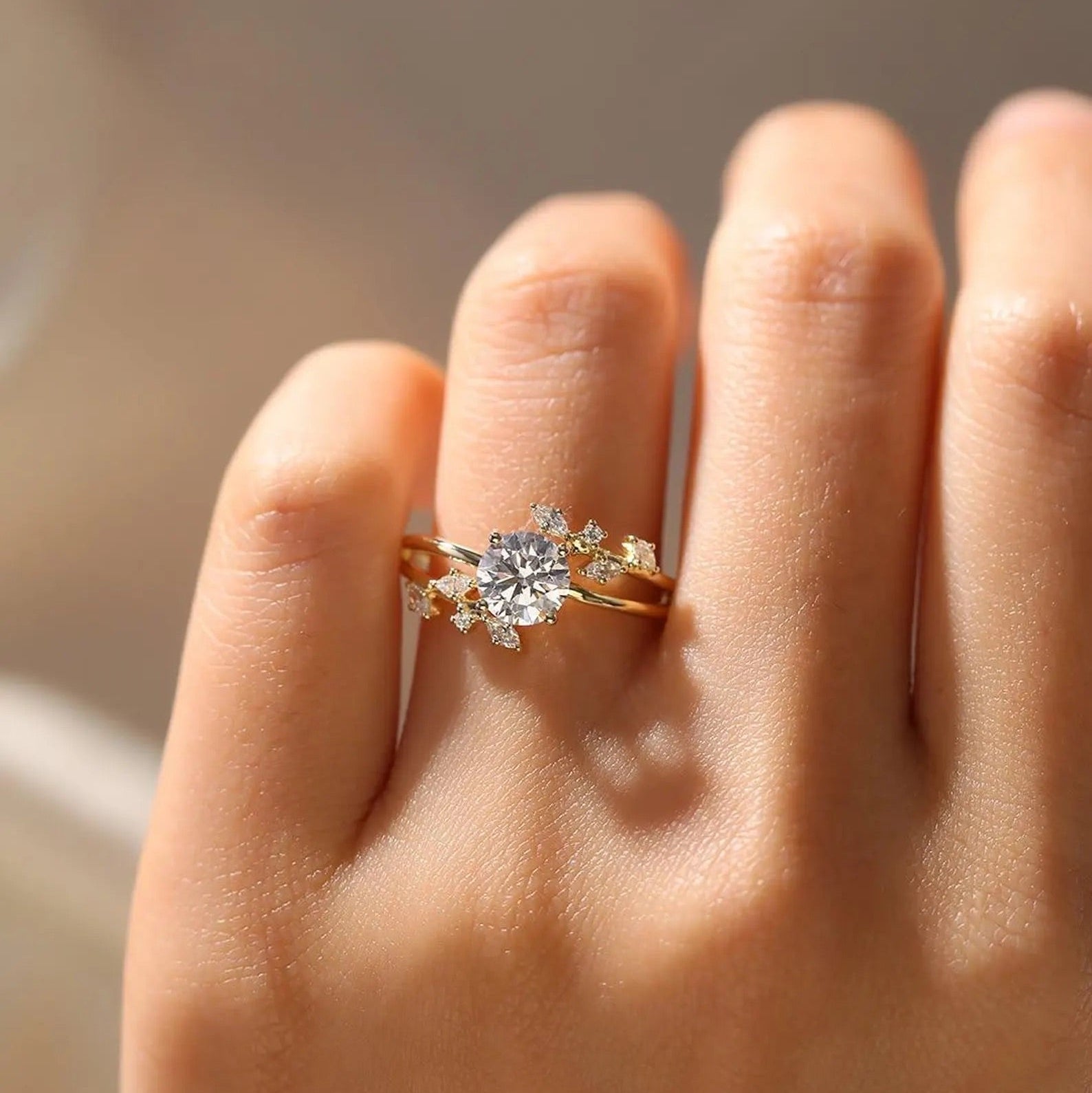 Leaf -Nature -Inspired -Ring