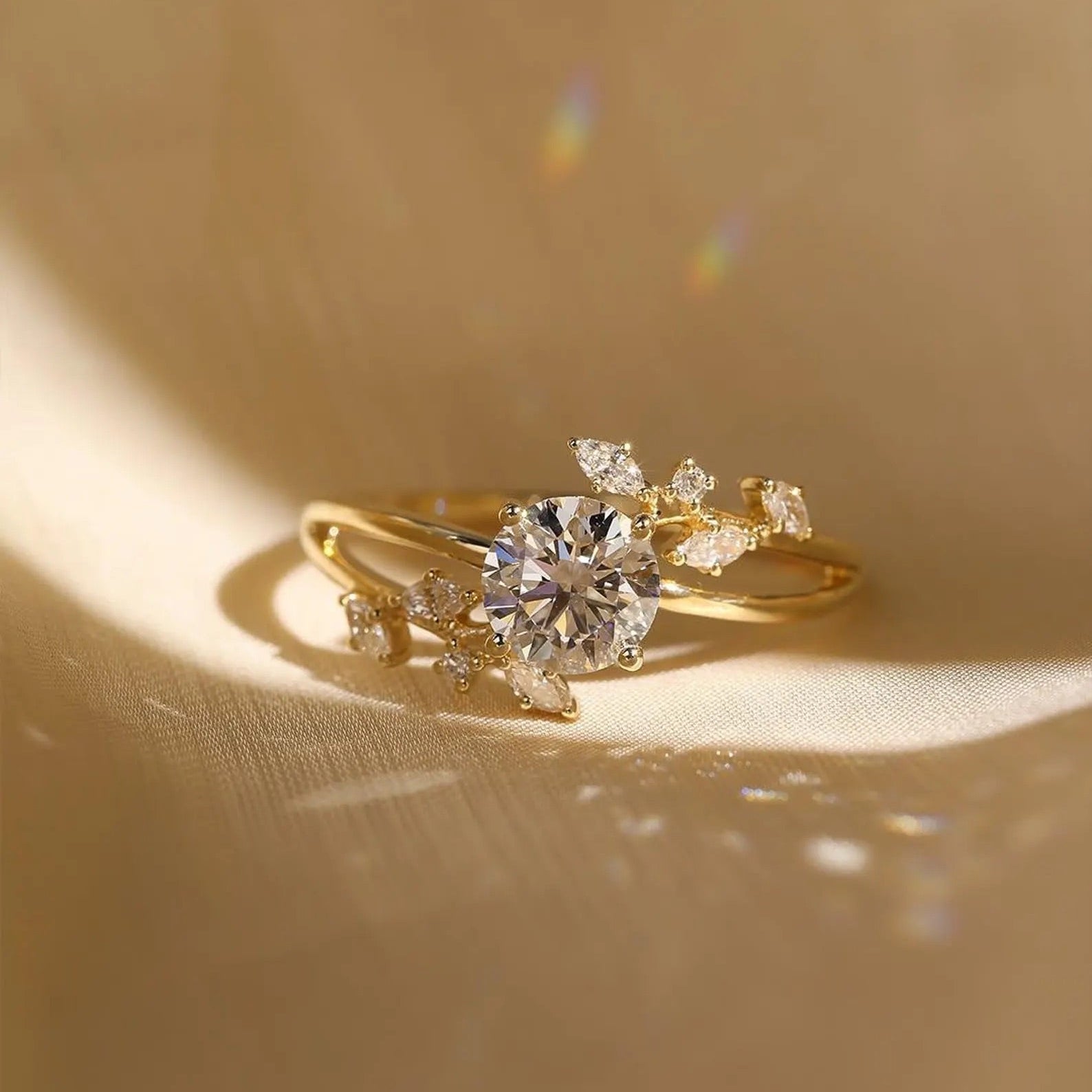 Leaf -Nature -Inspired -Ring