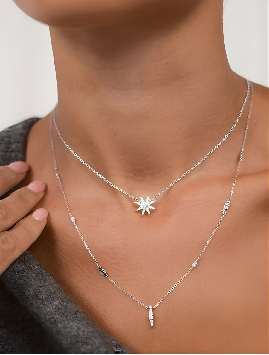 Light Of The Stars Layered Adjustable Necklace