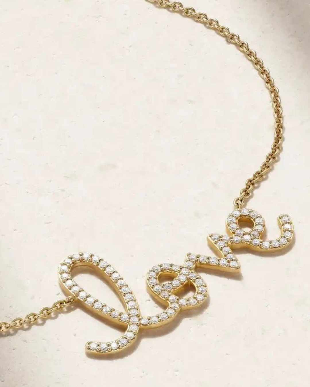 Love White Zircon Necklace - ARTSY SILVER