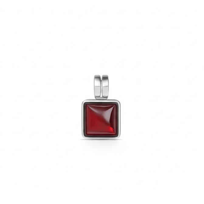 Lovebomber Red Pendant - ARTSY SILVER
