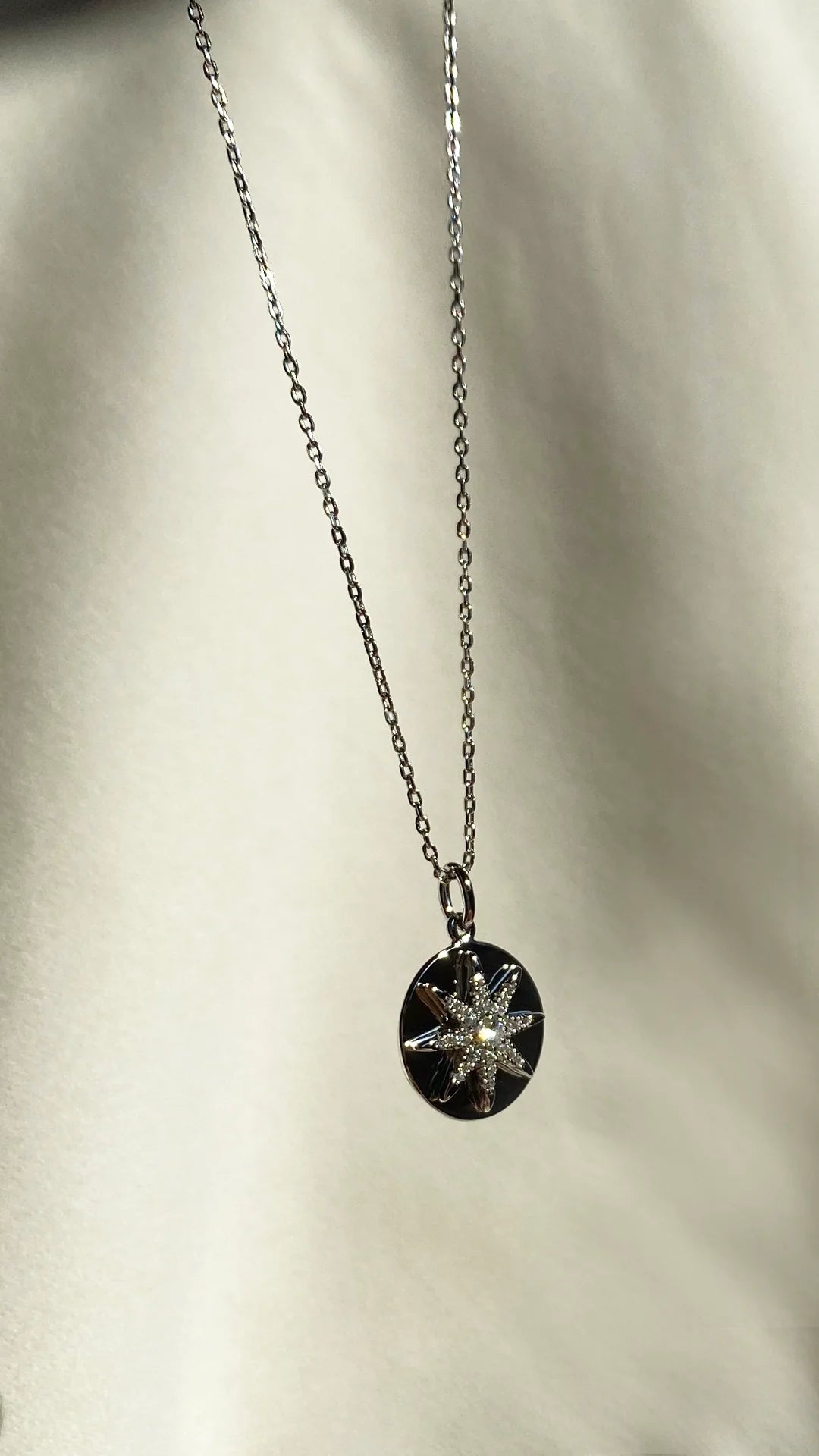 Luck Pole Star Silver Necklace - ARTSY SILVER