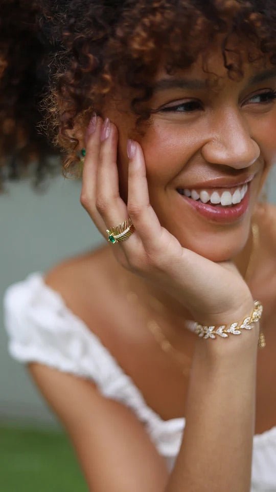 Enchanted Gold Plated Bracelet - ARTSY SILVER