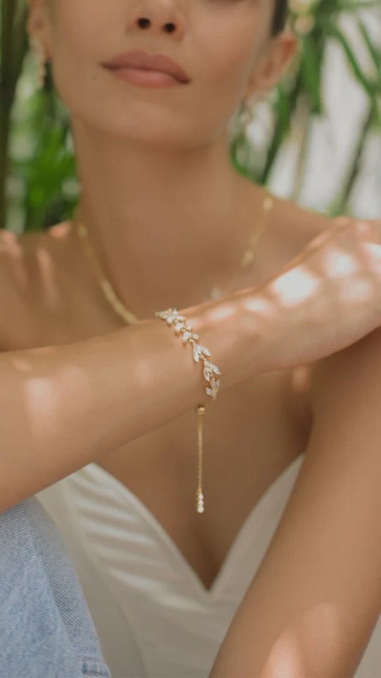 Enchanted Gold Plated Bracelet - ARTSY SILVER