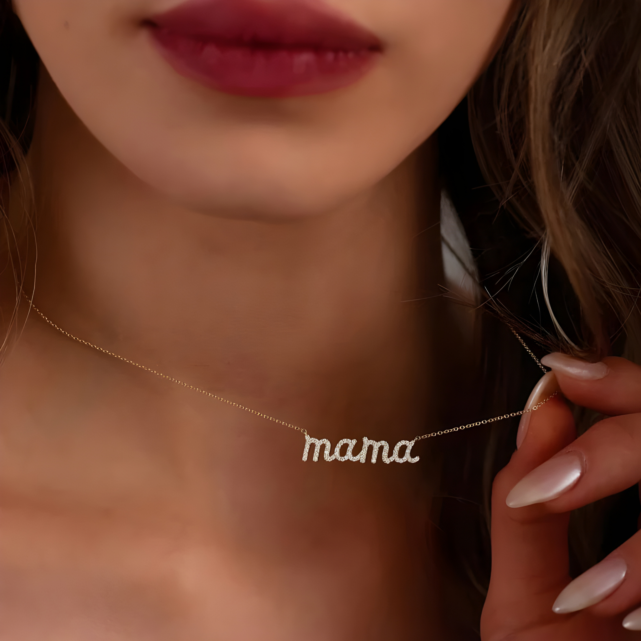 Mama Letter Necklace