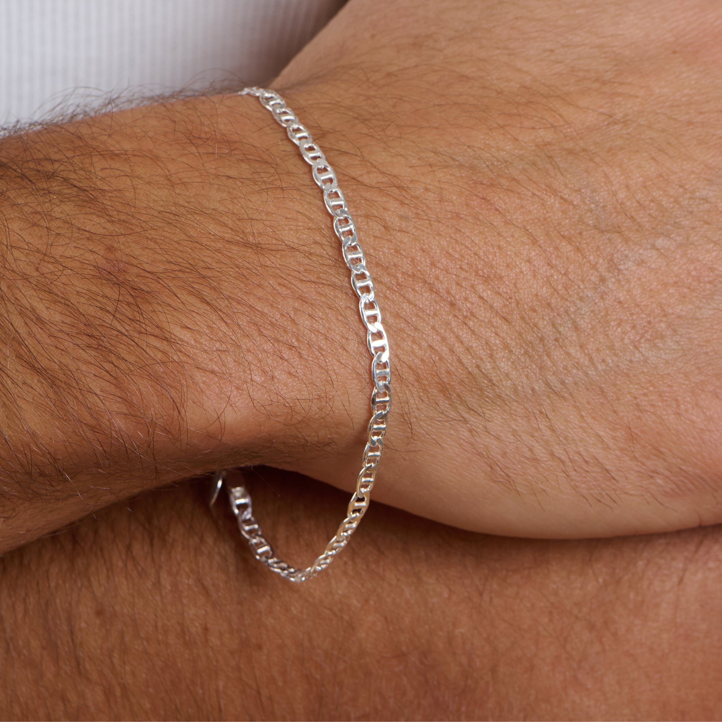 Mariner Silver Men Bracelet