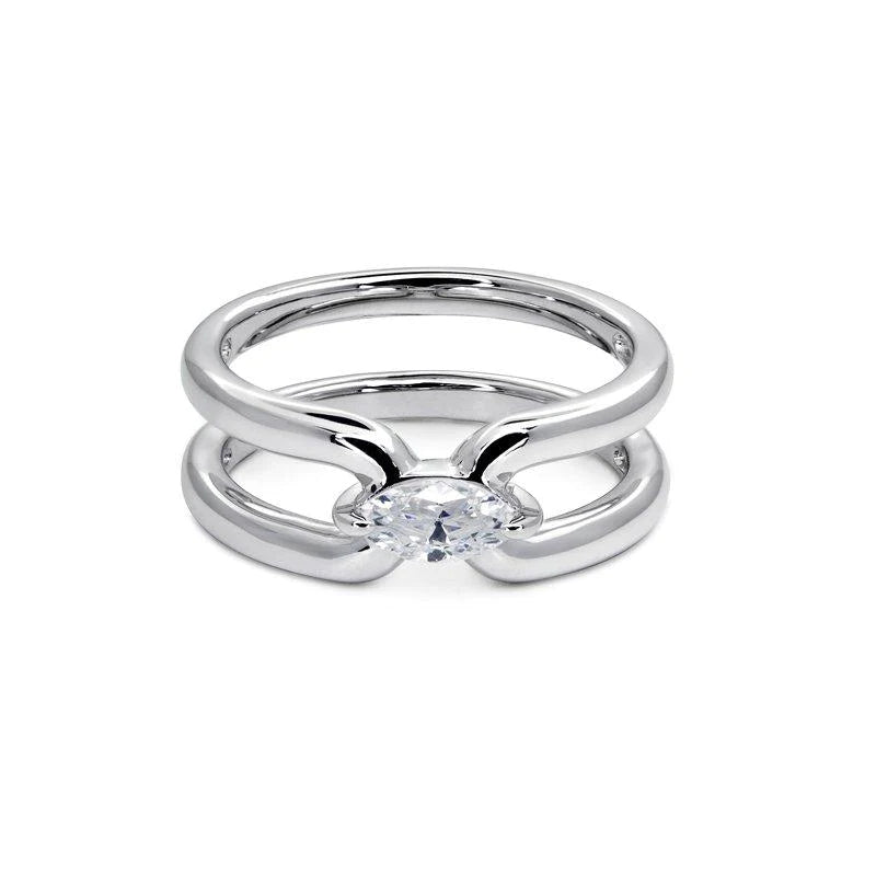 Your Timeless Zircon Gem Silver Ring