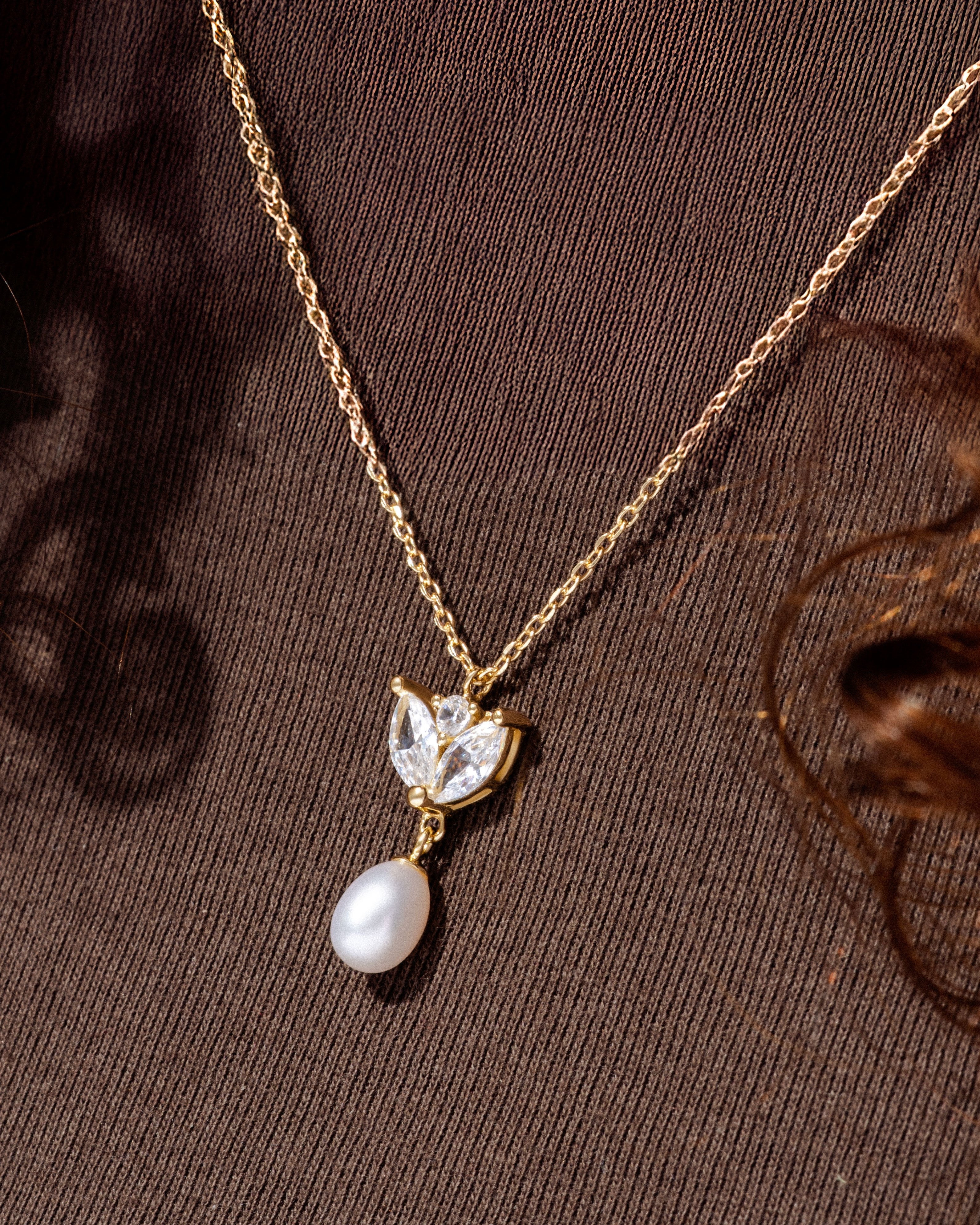 Marquise Pearl Necklace