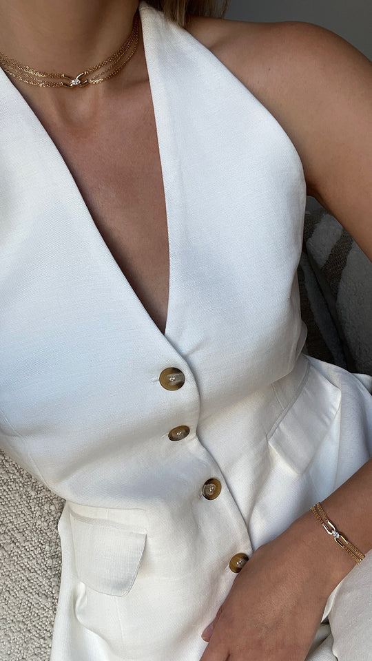 Multi Chains Adjustable Necklace Gold Plating