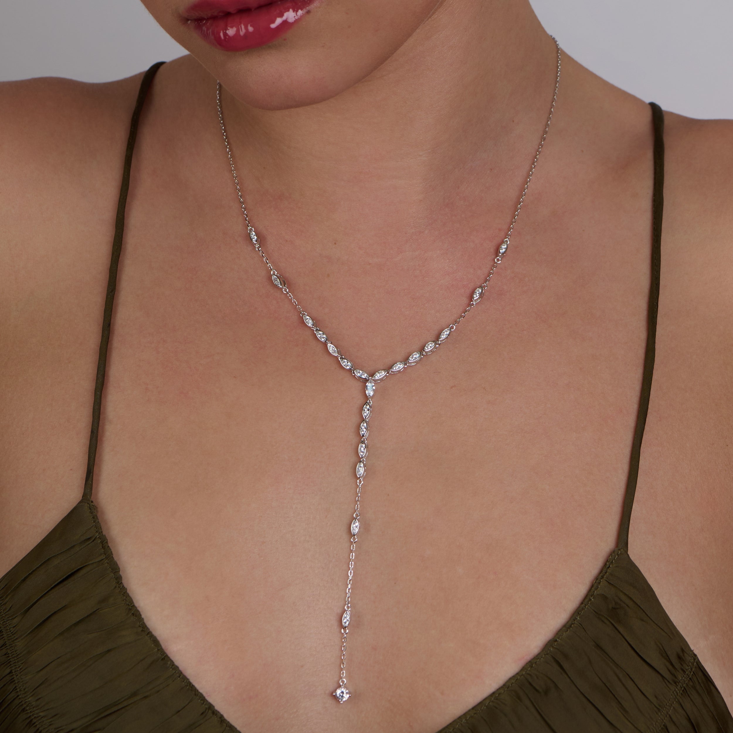 Must Have Silver Lariat Necklace