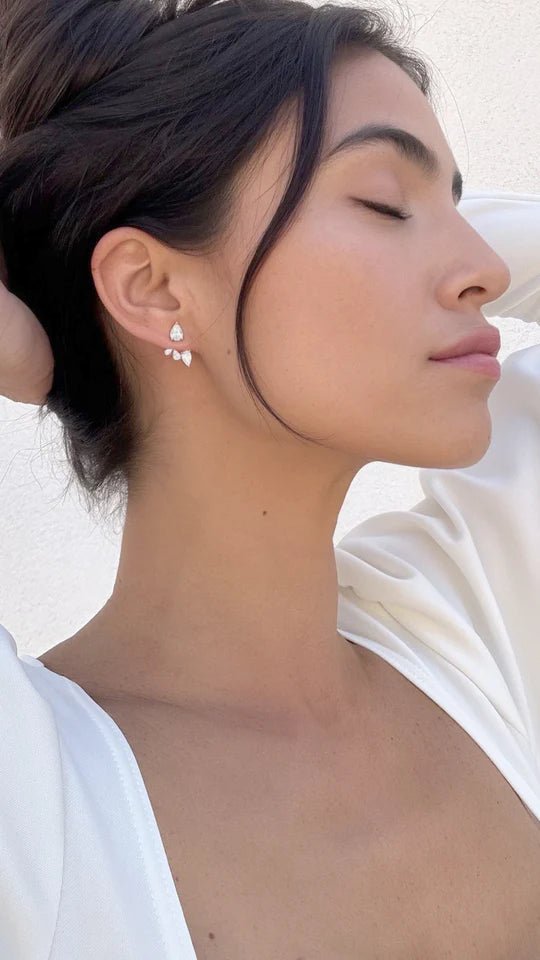 Navis Silver Ear Jacket - ARTSY SILVER