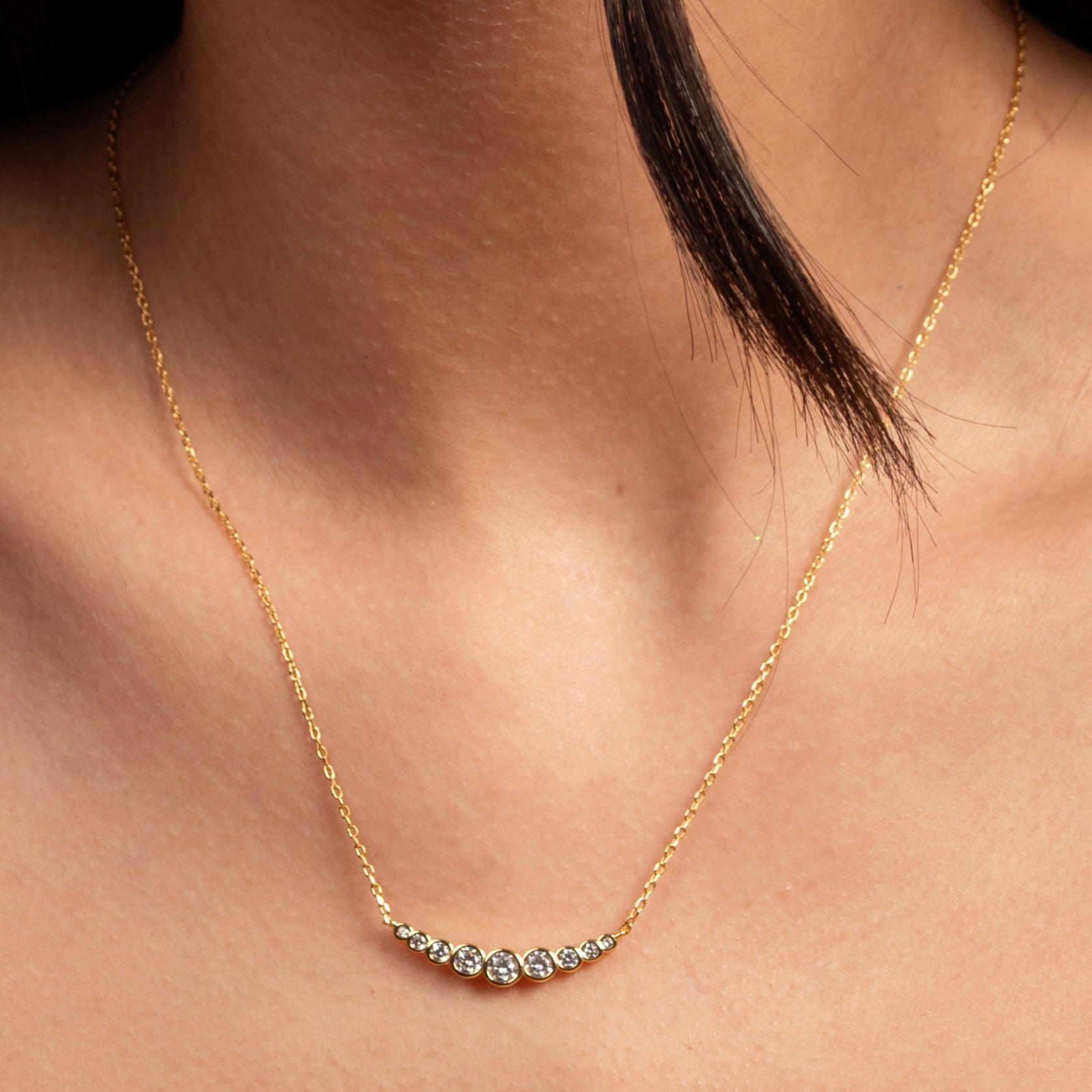 Nine Moons Zircon Necklace