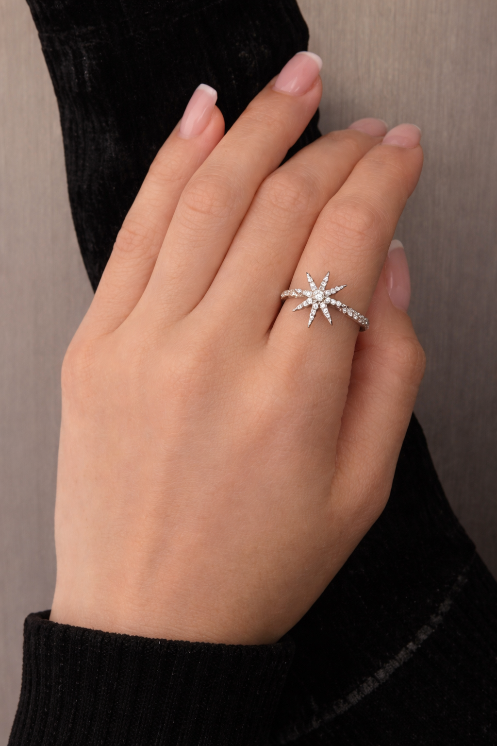 North Star Ring - ARTSY SILVER