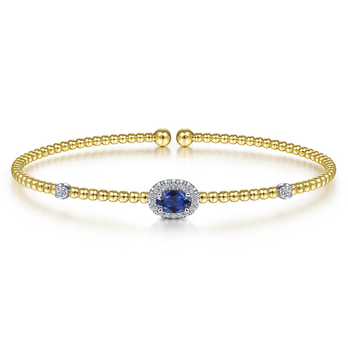 Not Your Average Sapphire Bangle - ARTSY SILVER