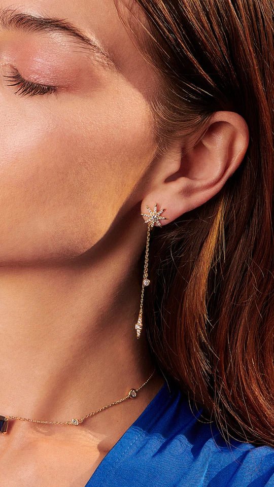 Palazzo Gold Plated Earrings - ARTSY SILVER
