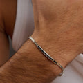 Onyx Line Chain Bracelet