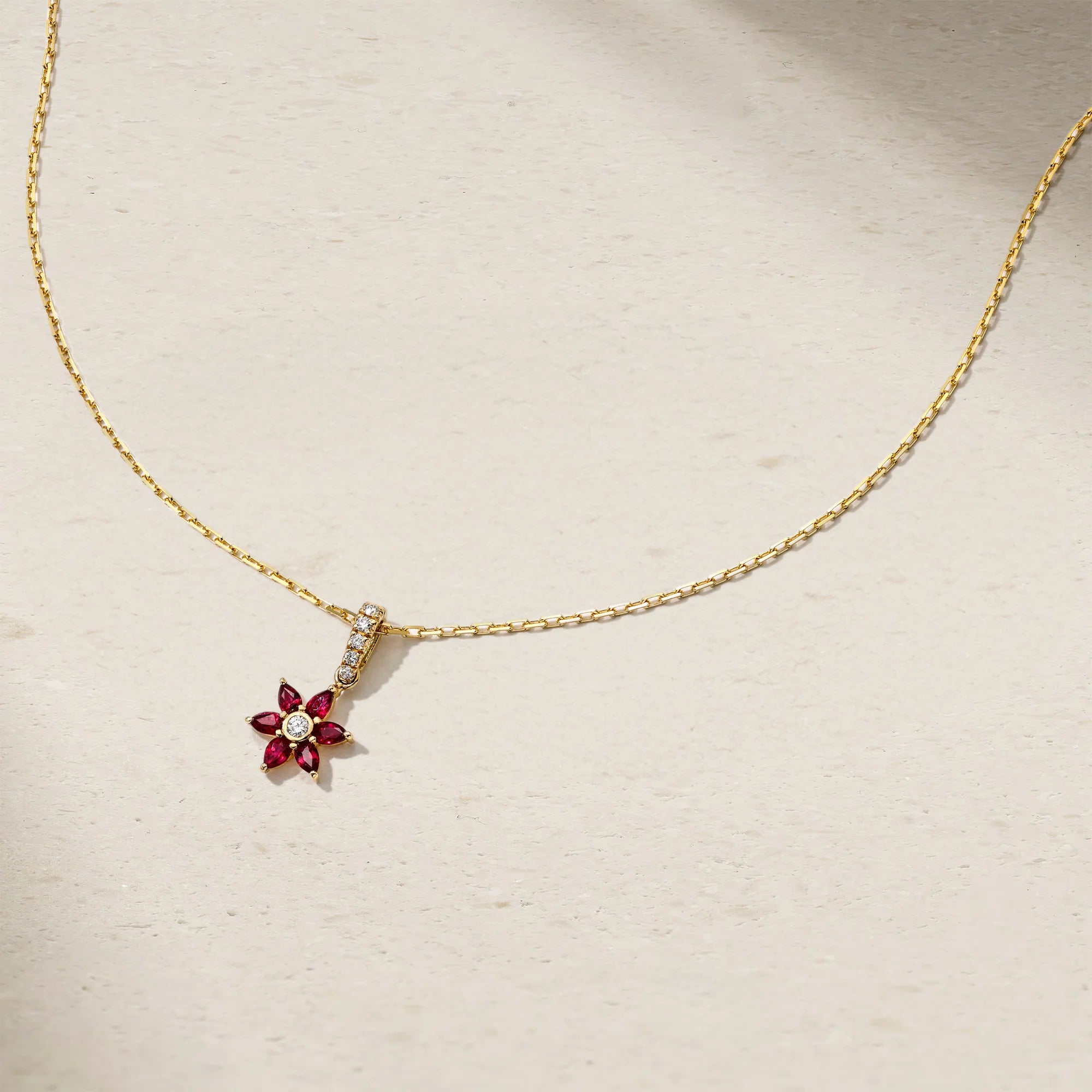 Crimson Petal Necklace
