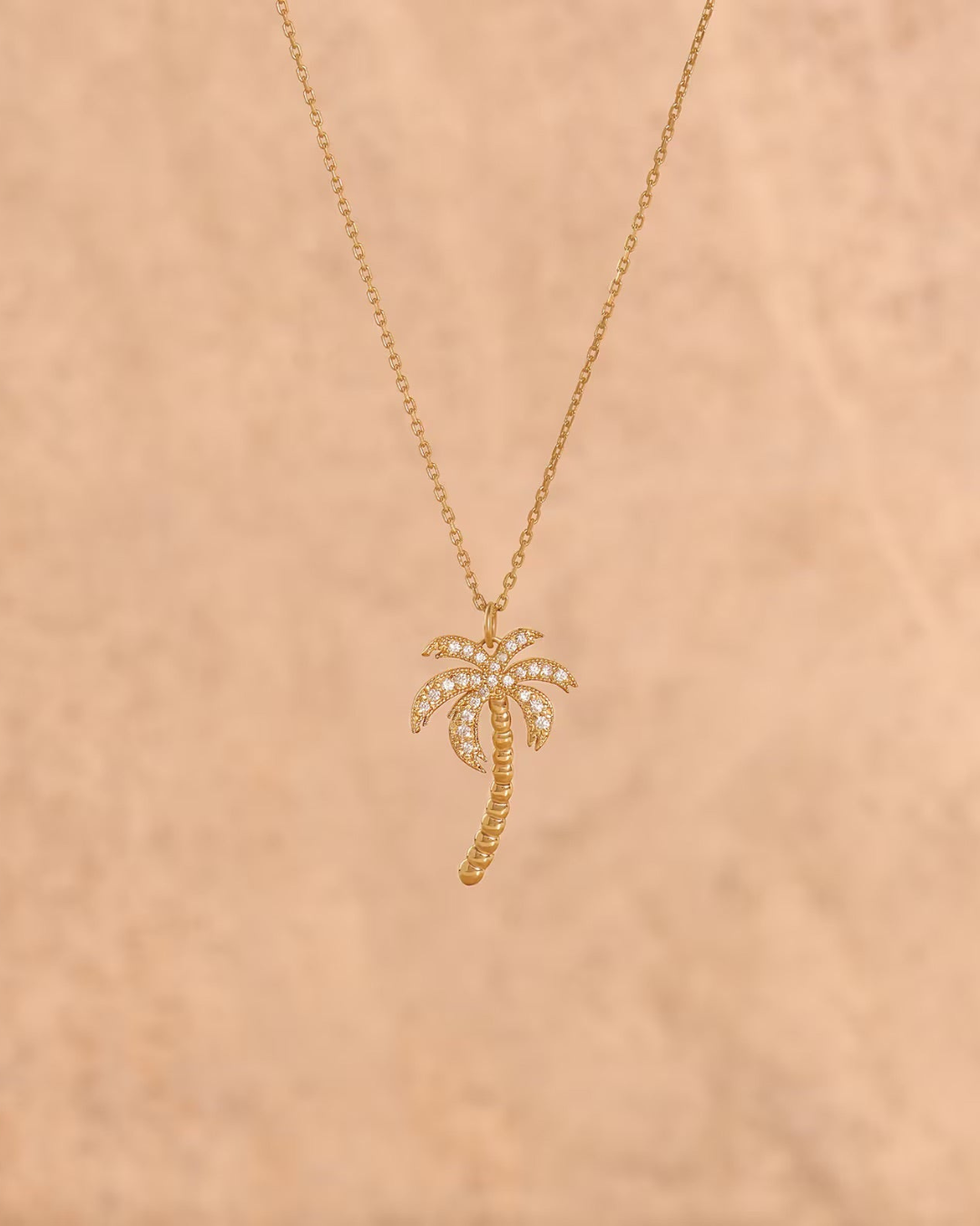 Palm Tree Necklace - ARTSY SILVER