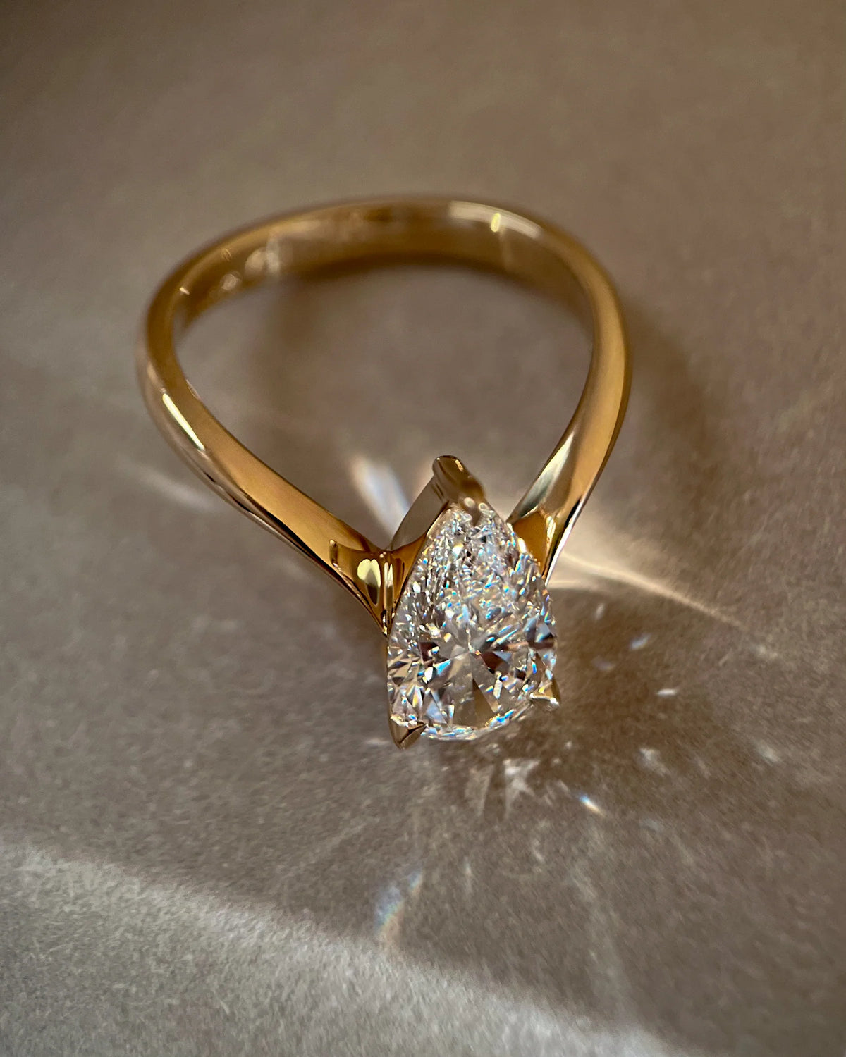 Pear Eve Ring