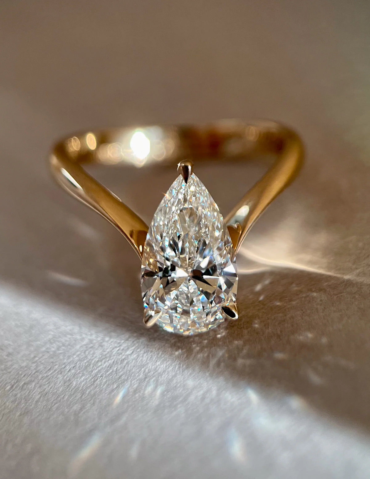 Pear Eve Ring