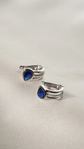 Sapphire Teardrop Earrings