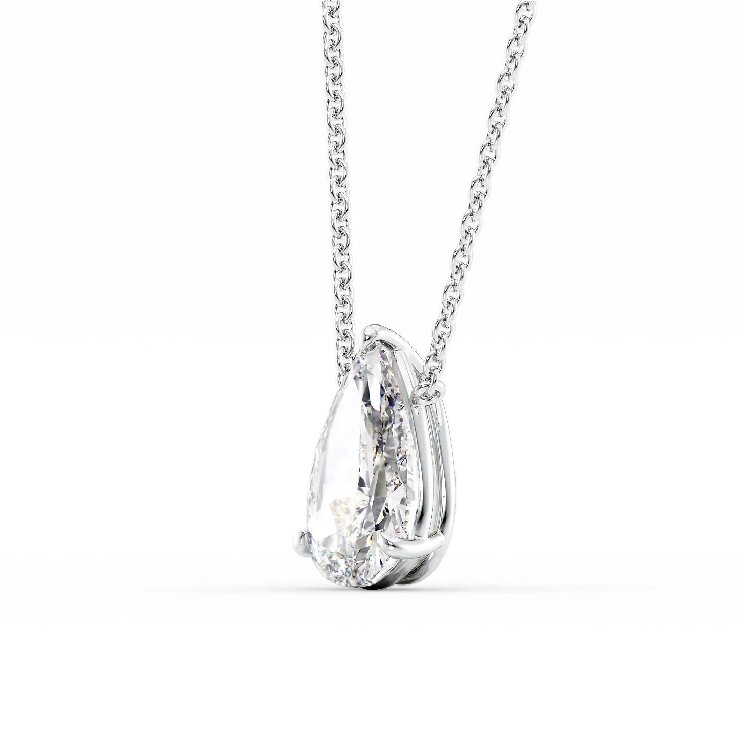 Pear Light Necklace